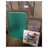 Chalkboard, Chinese Checkers Game Board, and Magnetic Wall Hanger