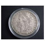 1878-S MORGAN SILVER DOLLAR COIN