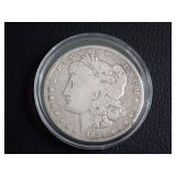 1884-S MORGAN SILVER DOLLAR COIN