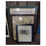 Framed Artwork and Print Collection