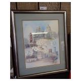 Inni Amoller Signed Print: Atlanta Landmarks