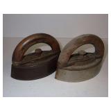 Two Antique Sad Irons