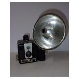 Kodak Brownie Hawkeye Camera with Kodalite Flasholder-Working Condition Unknown