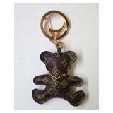 Designer Inspired Teddy Bear Keychain