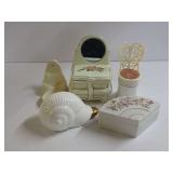 Porcelain Trinket Boxes & More
