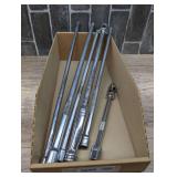 3/8-IN AND 1/2-IN DRIVE RATCHET EXTENSIONS AND BREAKER BAR