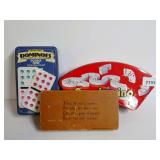 Dominoes & Checkers Game Set