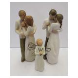 Willow Tree Figurines by Susan Lordi - One has been repaired.