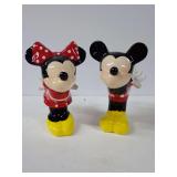 Mickey and Minnie Mouse Salt and Pepper Shakers
