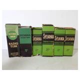 Collection of Sylvania and National Union Radio Tubes