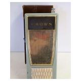 Crown 10-Transistor Radio with Leather Case