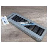 GREAT NECK 9 PIECE 1/2-IN DRIVE SAE DEEP IMPACT SOCKET SET WITH CASE