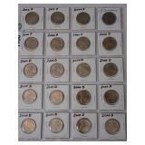 (20) 2000 SACAGAWEA DOLLAR COINS