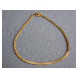 GOLD BRACELET - MARKED 14K ITALY-BROKEN CLASP