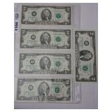 (5) SERIES 2003 $2 BANK NOTES