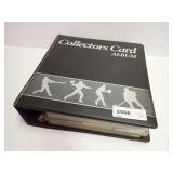 Collectors Card Album with Football Trading Cards-PICK UP ONLY