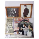 Elvis Presley & JFK Memorabilia Lot