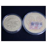 1861 $29 REPLICA & $500 GOLD CERTIFICATE COMMEMORATIVE