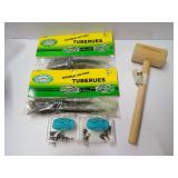 Fishing Lures, Sinkers and Tsunami Wooden Mallet
