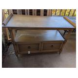 VINTAGE BI-LEVEL BUFFET/CONSOLE TABLE