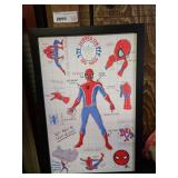 Framed Spider-Man Science Fan Art