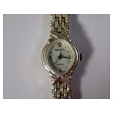 Gruen Sterling Silver Quartz Ladies Wristwatch