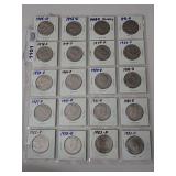 (20) 1976-1983 KENNEDY HALF DOLLAR COINS