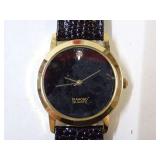 \Quartz Watch with Genuine Leather Band - Needs Batteries