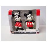 Disney Mickey Mouse & Friends Ceramic Salt & Pepper Shakers