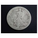 1917-D WALKER HALF DOLLAR COIN-FAINT
