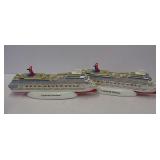 Carnival Freedom and Liberty Cruise Ship Models