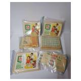 Collection of S&H Green Stamp Saver Books and Individual Stamps