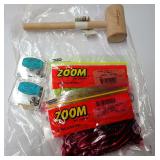 Fishing Lures, Sinkers and Tsunami Wooden Mallet