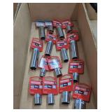 NEW CRAFTSMAN 1/4-IN, 3/8-IN, AND 1/2-IN DRIVE SOCKETS