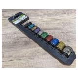 PITTSBURGH 10 PIECE 3/8-IN DRIVE SAE COLOR-CODED SOCKET SET WITH CASE