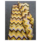 Handmade Chevron Pattern Blanket