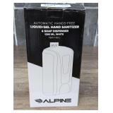 ALPINE COMMERCIAL GRADE AUTOMATIC HANDS-FREE LIQUID/GEL HAND SANITIZER AND SOAP DISPENSER IN ORIGINAL BOX
