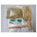 Fishing Lures, Sinkers and Tsunami Wooden Mallet