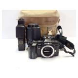 Minolta Maxxum 7000 AF Camera with Lens, Flash and Bag