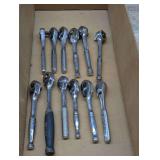 1/4-IN RATCHETS, VARIOUS BRANDS INCLUDING CRAFTSMAN