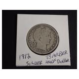 1912 BARBER HALF DOLLAR COIN