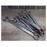 LARGE SIZE COMBINATION WRENCHES IN SAE SIZES UP TO 1-3/8 IN, MOSTLY PROTO BRAND MADE IN USA