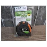 PITTSBURGH 25-FT X 1 IN QUICK FIND TAPE MEASURE WITH ORIGINAL PACKAGE
