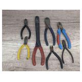 WIRE CUTTERS INCLUDING EXTENDED ACTION SNAP-ON