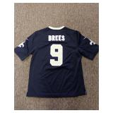 Drew Brees #9 New Orleans Saints Black Jersey - Size Medium
