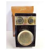 Zenith Royal 500 Transistor Radio with Leather Case