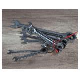 RATCHETING COMBINATION WRENCHES IN SAE SIZES 5/16-IN THROUGH 1-IN