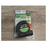 PITTSBURGH 25-FT X 1 IN QUICK FIND TAPE MEASURE WITH ORIGINAL PACKAGE