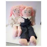 Pair of Handmade Rag Dolls