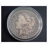 1896-O MORGAN SILVER DOLLAR COIN